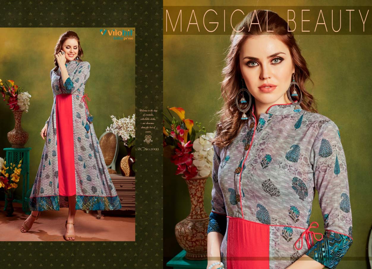 Ankita Vol-1 Vilohit Enterprise Rayon Anarkali Kurti Ankita Vol-1 Vilohit Enterprise Rayon Anarkali Kurti